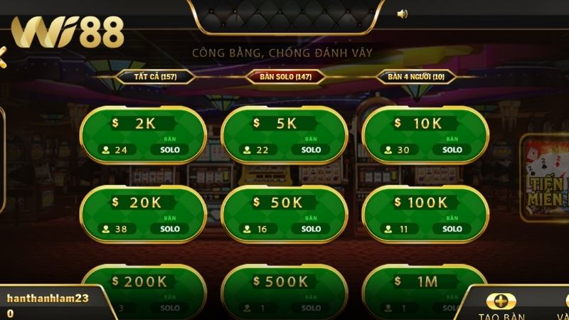 WI88 Game Tiến lên miền Nam là trò chơi bài “quốc dân” 